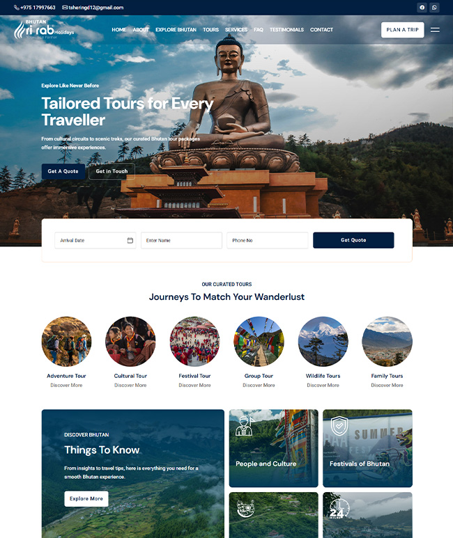Bhutan Ri Rab Holidays